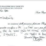 GLI AUGURI DI PASQUA DEL COMANDANTE DELLA BRIGATA PARACADUTISTI FOLGORE